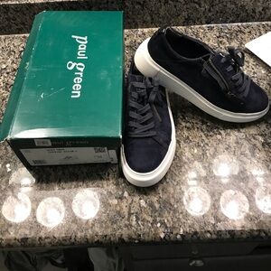 Paul Green Midnight Blue Casual Shoes